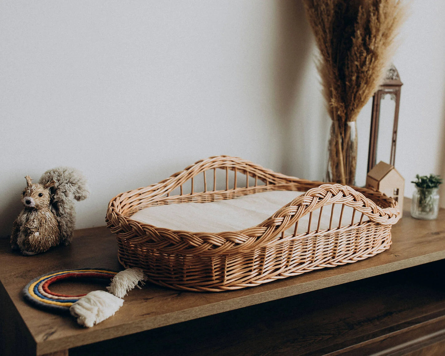 Handwoven Nunu Nook Baby Changing Basket