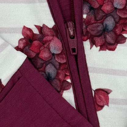 Crimson Whisper Hydrangeas Bamboo Footies