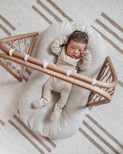 Boho Rattan Baby Playgym