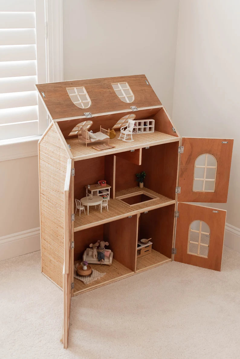 Rattan Dollhouse