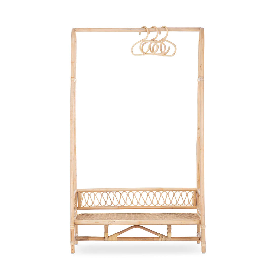 Tiny Sprout Rattan Rack