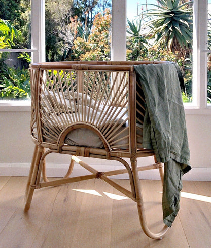 Summertime Rattan Bassinet