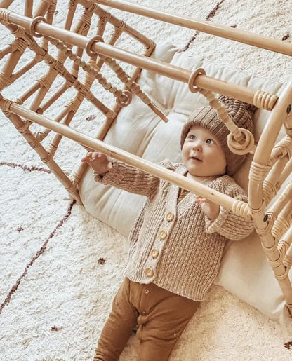 The Woven Wilde Rattan Baby Play Gym